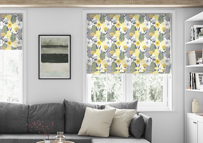 Blooma, Saffron - Twist&Fit Roman Blind - Image 3